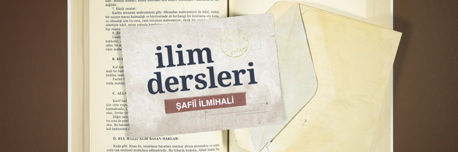 İlim Dersleri - ŞAFİİ İLMİHALİ